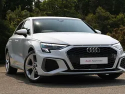 White Used 2024 Audi A3 S-Line Hatchback | £25,495 (A bit pricey)