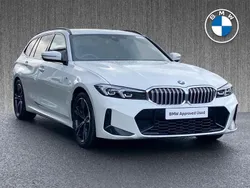 White Used 2023 BMW 320 M Sport Estate | £31,999 (Expensive)