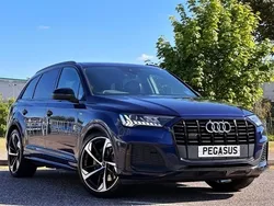 Blue Used 2020 Audi Q7 Black Edition SUV | £35,995 (Fair price)