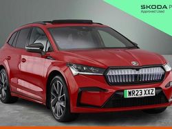 Velvet red metallic Used 2023 Skoda Enyaq iV SportLine SUV | £29,707 (Fair price)