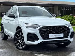 White Used 2025 Audi Q5 Sportback Black Edition SUV | £45,980 (A bit pricey)