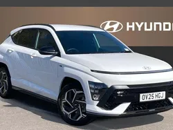 White New 2025 Hyundai Kona N Line SUV | £26,500 (Fair price)