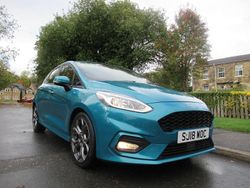 Blue Used 2018 Ford Fiesta ST-Line Hatchback | £8,595 (Fair price)