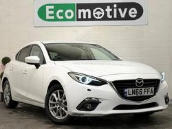 White Used 2016 Mazda 3 Hatchback | £9,495 (Fair price)