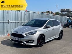 Silver Used 2018 Ford Focus ST-Line X Hatchback | £8,995 (Good price)