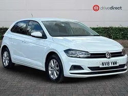 White Used 2018 VW Polo SE Hatchback | £8,652 (Fair price)