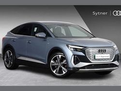 Blue Used 2021 Audi Q4 Sportback e-tron S-Line SUV | £28,000 (Good price)
