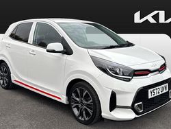 White Used 2022 Kia Picanto GT-Line Hatchback | £12,548 (Fair price)