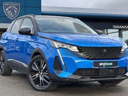 Blue Used 2022 Peugeot 3008 GT SUV | £20,000 (Fair price)