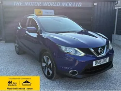Blue Used 2016 Nissan Qashqai N-Connecta SUV | £7,170 (Fair price)