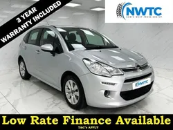 Silver Used 2015 Citroën C3 PureTech Hatchback | £4,695 (Fair price)