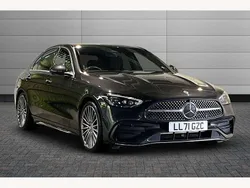 Grey Used 2022 Mercedes C200 AMG Line Premium Sedan | £28,950 (Fair price)