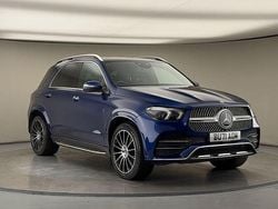 Brilliant blue Used 2021 Mercedes GLE300 AMG line SUV | £42,400 (A bit pricey)