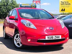 Red Used 2016 Nissan Leaf Acenta Hatchback | £3,895 (Good price)