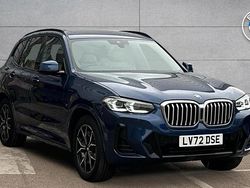 Blue Used 2022 BMW X3 M Sport SUV | £34,532 (Fair price)