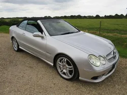 Silver Used 2005 Mercedes CLK55 AMG Cabriolet | £11,450