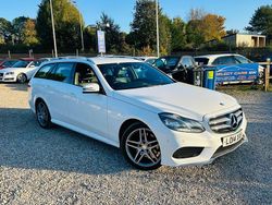White Used 2014 Mercedes E250 AMG Estate | £7,495 (Super price)