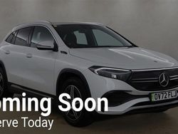 White Used 2022 Mercedes EQA300 AMG line SUV | £25,679