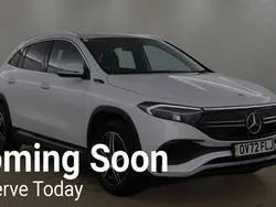 White Used 2022 Mercedes EQA300 AMG line SUV | £25,679