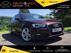 Red Used 2015 Audi A3 S-Line Hatchback | £7,975 (Fair price)