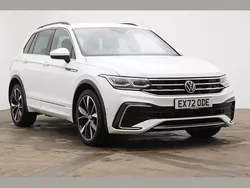 White Used 2022 VW Tiguan R-line SUV | £28,750 (Fair price)