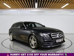 Black Used 2018 Mercedes E220 AMG line Estate | £12,299 (Super price)