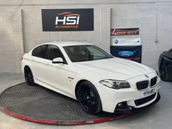 White Used 2014 BMW 520 M Sport Sedan | £10,200 (Fair price)