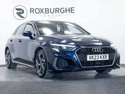 Blue Used 2023 Audi A3 Sportback S-Line Hatchback | £20,995 (Fair price)