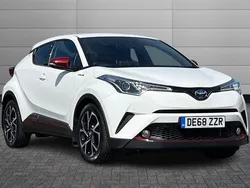 Pure white Used 2018 Toyota C-HR Design SUV | £17,650 (Fair price)