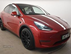 Red Used 2023 Tesla Model Y Long Range AWD SUV | £30,995 (A bit pricey)