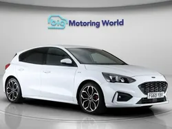 White Used 2019 Ford Focus ST-Line X Hatchback | £13,900 (Fair price)