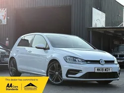 White Used 2018 VW Golf VII R-line Hatchback | £11,990 (Fair price)