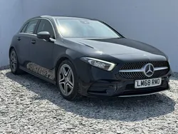 Black Used 2018 Mercedes A200 AMG line Hatchback | £15,295 (Fair price)