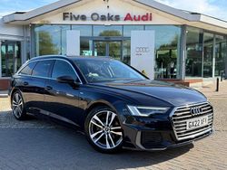 Blue Used 2022 Audi A6 S-Line Estate | £28,290 (Fair price)