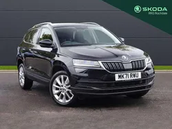 Black magic pearl effect Used 2022 Skoda Karoq SE L SUV | £17,300 (Fair price)