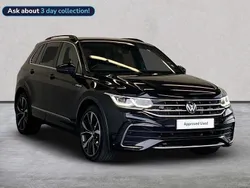 Black Used 2022 VW Tiguan R-line SUV | £24,990 (Fair price)