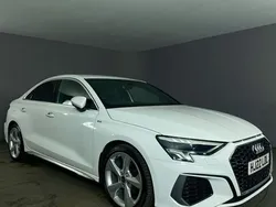 White Used 2022 Audi A3 S-Line Sedan | £22,999 (Fair price)