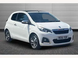 White Used 2016 Peugeot 108 Allure Hatchback | £5,995 (Fair price)