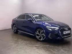Blue Used 2023 Audi A3 S-Line Sedan | £23,299 (Fair price)