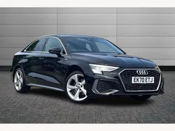 Black Used 2020 Audi A3 S-Line Sedan | £20,950 (Fair price)