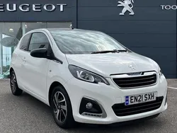 White Used 2020 Peugeot 108 Allure Hatchback | £7,995 (Fair price)