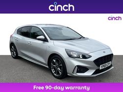Silver Used 2019 Ford Focus ST-Line Hatchback | £12,199 (Fair price)