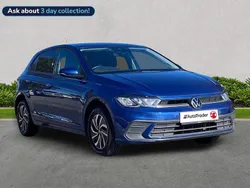 Blue Used 2023 VW Polo Life Hatchback | £16,799 (Fair price)