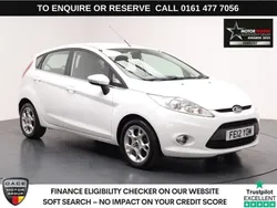 White Used 2012 Ford Fiesta Zetec Hatchback | £4,680 (Fair price)
