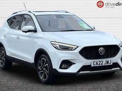 Solid arctic white Used 2022 MG ZS Exclusive Sedan | £11,650 (Fair price)