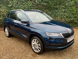 Blue Used 2021 Skoda Karoq SE L SUV | £16,499 (Fair price)