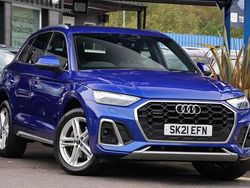 Blue Used 2021 Audi Q5 S-Line SUV | £23,991 (Fair price)
