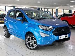 Desert island blue Used 2022 Ford Ecosport ST-Line SUV | £11,989 (Fair price)
