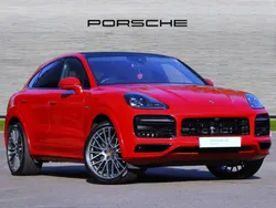 Carmine red Used 2023 Porsche Cayenne SUV | £68,491 (Fair price)