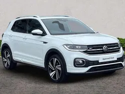 White Used 2021 VW T-Cross R-line SUV | £17,490 (Fair price)